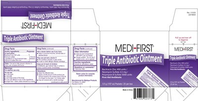 Medi-first Tri (Medi First Tribiotic22373 Nantong Ultrad 1 12 23 Label)